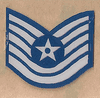 E-6 (TSgt) Technical Sergeant (5 Stripes) Hard Hat sticker
