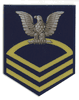 E 7 GOLD NAVY FLEET OLD SCHOOL HARDT STICKER