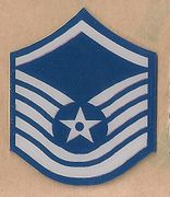 E-7 (MSgt) Master Sergeant (6 Stripes) Hard Hat sticker