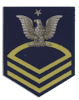 E 8 GOLD NAVY FLEET OLD SCHOOL HARDT STICKER