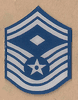 E-8 Senior Master Sergent with Diamond Hard Hat sticker