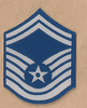 E-8 (SMSgt)Senior Master Sergeant (7 Stripes ) Hard Hat sticker