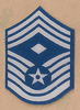 E-9 Chief Master Sergeant (8 Stripes with Diamond) Hard Hat sticker