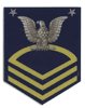 E 9 GOLD NAVY FLEET OLD SCHOOL HARDT STICKER