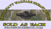 Fleet Marine Force Warfare Insignia,-WOODLAND DIGITAL NWU Type III