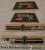 GI Joe Seabee Bulldozer 4 piece replacement Sticker