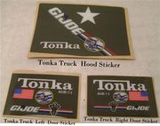 GI Joe Seabee Pick up 3 piece replacement Sticker