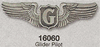 Glider pilot LARGE HAT PIN 16060