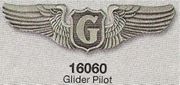 Glider pilot LARGE HAT PIN 16060