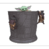 Golden Link Star Wars The Mandalorian and Grogu Popcorn Bucket with Fandango