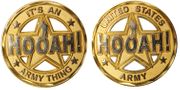 HOOAH! IT'S AN ARMY THING COIN GOLD COLOR