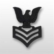 navy E6 Petty Officer - black metal       3646800