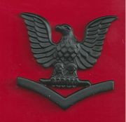 navy Device: E4 Petty Officer - black metal         3646600