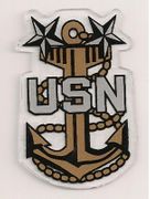 Master Chief petty officer hardhat sticker
