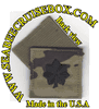 MultiCam Army RANK Lieutenant Colonel (05) Insignia w/ Hook Fastener black Thread