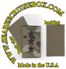MultiCam Army RANK Lieutenant General  (09) Insignia w/ Hook Fastener black Thread