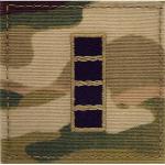 MultiCam Army W04 RANK Insignia w/ Hook Fastener black Thread