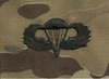 multicam basic parachutist SEW-ON patch black thread