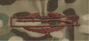 multicam combate Infantryman badge 1st patch Brown thread