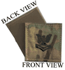 MultiCam E5 RANK Insignia  w/ Hook Fastener