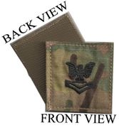 MultiCam E5 RANK Insignia  w/ Hook Fastener