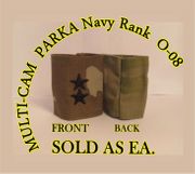 MultiCam EMBROIDERED GORE-TEX NAVY RANK DEVICE   Cap DEVICE ADMIRAL UPPER HALF (0-8)