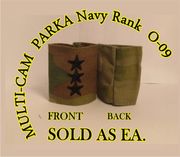MultiCam EMBROIDERED GORE-TEX NAVY RANK DEVICE   Cap DEVICE VICE ADMIRAL (0-9)