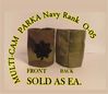 MultiCam EMBROIDERED GORE-TEX NAVY RANK DEVICE   COMMANDER (0-5)