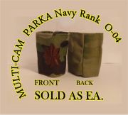 MultiCam EMBROIDERED GORE-TEX NAVY RANK DEVICE   LIEUTENANT COMMANDER (0-4)BROWN