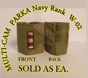 MultiCam EMBROIDERED GORE-TEX NAVY RANK DEVICE   WARRANT OFFICER (CW-2)