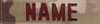 MultiCam NAME TAPES with VELCRO (4 INCH LENGTH) 3 TAPE MINIMUM ORDER 
