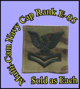 MultiCam NAVY Cap DEVICE   2ND CLASS PETTY OFFICER (E-5)Black THREAD