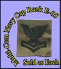 MultiCam NAVY Cap DEVICE   2ND CLASS PETTY OFFICER (E-5)Black THREAD