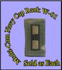 MultiCam NAVY Cap DEVICE   WARRANT OFFICER (W-1) BROWN THREAD