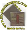 MultiCam NAVY  RANK Ensign 01 OFFICER RANK Insignia BROWN  LETTERS w/ Hook Fastener