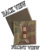 MultiCam NAVY RANK ( W01) Insignia w/ Hook Fastener black Thread