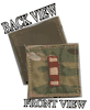 MultiCam NAVY RANK ( W02) Insignia w/ Hook Fastener black Thread