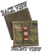 MultiCam NAVY RANK ( W02) Insignia w/ Hook Fastener black Thread