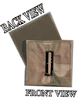 MultiCam NAVY RANK ( W05) Insignia w/ Hook Fastener black Thread