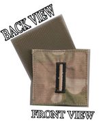 MultiCam NAVY RANK ( W05) Insignia w/ Hook Fastener black Thread