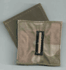 MultiCam USMC RANK Chief Warrant Officer 5 ( W05 ) Insignia w/ Hook Fastener black Thread