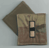 MultiCam USMC RANK Chief Warrant Officer 3 ( W03 ) Insignia w/ Hook Fastener black Thread