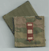 MultiCam USMC RANK Chief Warrant Officer ( W02) Insignia w/ Hook Fastener black Thread