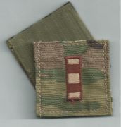 MultiCam USMC RANK Chief Warrant Officer ( W02) Insignia w/ Hook Fastener black Thread