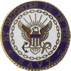 MY DAUGHTER IS THE NAVY small hat pin