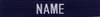 NAME Tape FOR Coverall Blue silver letters 3 TAPE MINIMUM ORDER 
