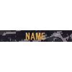Name Tape with Gold name 3 TAPE MINIMUM ORDER 
