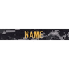 Name Tape with Gold name 3 TAPE MINIMUM ORDER 