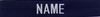 Name Tapes in Coverall Blue