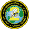 Naval Construction Group Two command sticker NEW